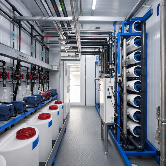 Data center water treatment system